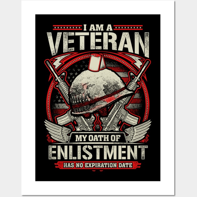 Veteran Oath Shirts Wall Art by Kibria1991